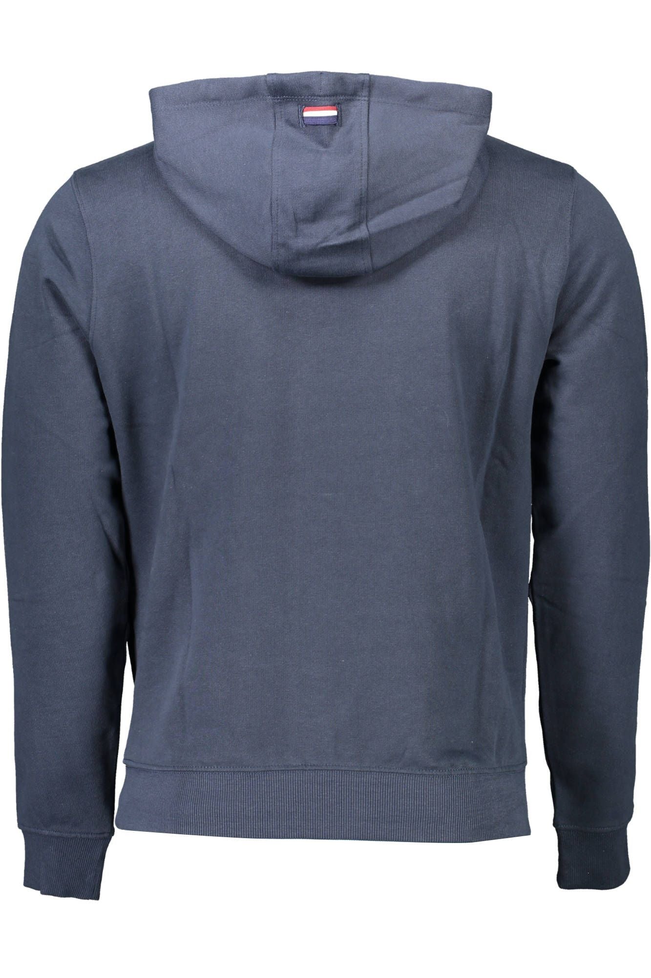 Classic Blue Hooded Sweatshirt with Logo