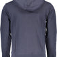 Classic Hooded Blue Sweatshirt with Zip