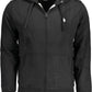 Classic Black Cotton Hooded Sweatshirt