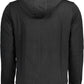 Classic Black Cotton Hooded Sweatshirt