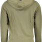 Chic Green Cotton Hooded Sweatshirt