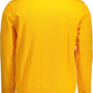 Classic Orange Cotton Sweatshirt with Embroidery