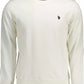 Classic Crew Neck Sweater with Embroidery Detail