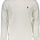 Classic White Round Neck Sweatshirt