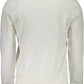 Chic White Cotton Logo Sweatshirt