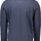 Chic Blue Cotton Sweatshirt with Embroidered Logo