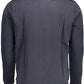 Chic Blue Cotton Crewneck Sweatshirt