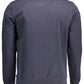 Classic Blue Round Neck Cotton Sweater