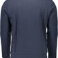 Chic Blue Cotton Sweatshirt with Logo Detail
