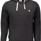 Classic Hooded Cotton Sweatshirt in Black