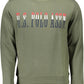 Chic Green Crewneck Cotton Sweatshirt