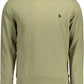 Classic Green Sweater with Embroidered Logo