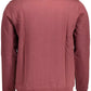 Purple Cotton Round Neck Sweater