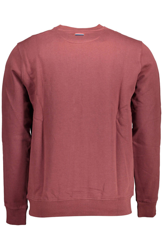 Elegant Purple Cotton Sweatshirt for Men