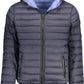 Reversible Navy-Blue Jacket with Logo Detail