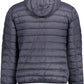 Reversible Navy-Blue Jacket with Logo Detail