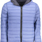 Reversible Navy-Blue Jacket with Logo Detail