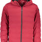 Chic Pink Hooded Jacket with Contrasting Details