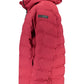 Chic Pink Hooded Jacket with Contrasting Details