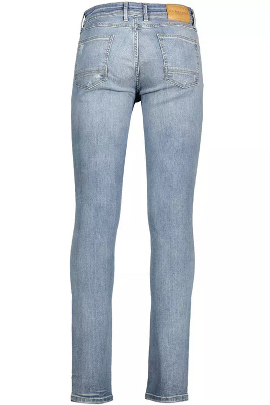 Chic Light Blue Slim Fit Jeans