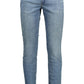 Regular Fit Buttoned Jeans with Worn Effect