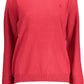 Elegant Pink Wool-Cashmere Blend Sweater