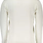 Crisp White Cotton Crew-Neck Shirt