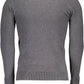 Classic Gray Round Neck Cotton Sweater