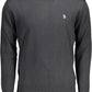 Elegant Black Cotton-Cashmere Sweater