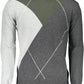 Elegant Gray Wool Sweater with Logo