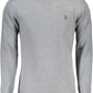 Elegant Slim Wool Sweater with Contrasting Details