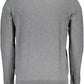 Timeless Gray Cotton Sweater with Classic Logo