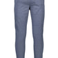 Chic Elastic Waistband Embroidered Trousers