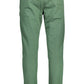 Elegant Green Sports Pants with Ankle Cuff