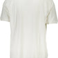 Chic White Embroidered Polo for Men