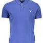 Classic Blue Cotton Polo Shirt