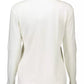 Elegant Long-Sleeved White Polo Shirt