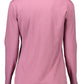 Chic Long-Sleeved Pink Polo for Women