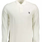 Chic Long-Sleeve White Polo for Men