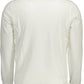 Elegant Long-Sleeved White Polo Shirt