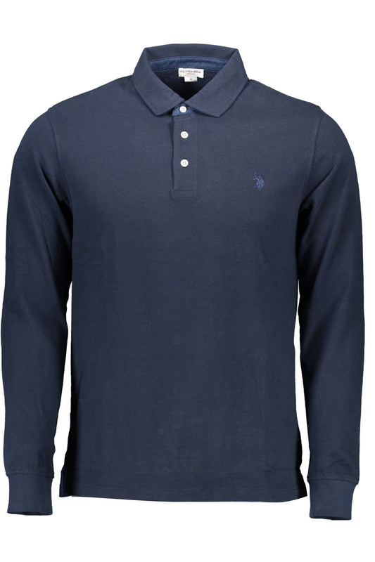 Classic Long Sleeve Polo with Elbow Patches