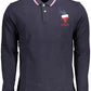 Classic Long-Sleeved Polo - Contrasting Accents