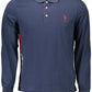 Elegant Long-Sleeve Polo with Contrast Details