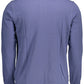 Classic Long-Sleeved Blue Polo Shirt