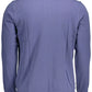 Classic Long-Sleeve Polo in Blue