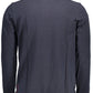 Classic Long-Sleeve Blue Polo Shirt