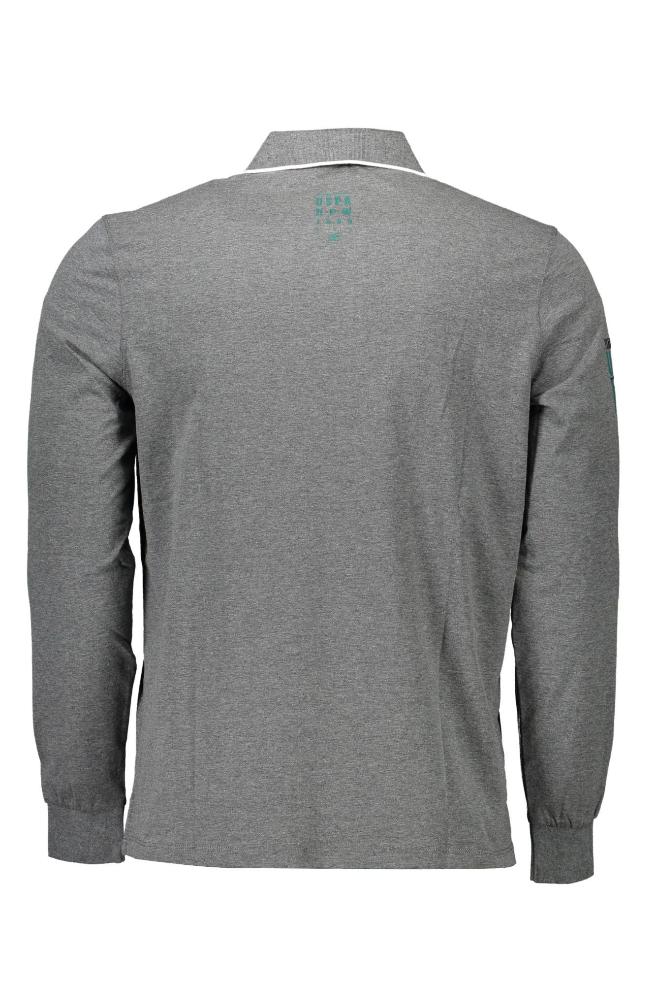 Elegant Long-Sleeve Polo With Contrasting Details