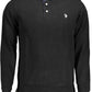 Elegant Long-Sleeve Polo with Elbow Patches