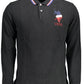 Elegant Long-Sleeved Polo with Contrast Details