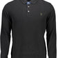 Elegant Long-Sleeved Polo with Elbow Patches